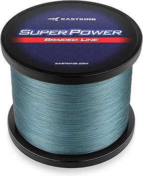 KastKing SuperPower Braided Fishing Line - Abrasion Resistant Braided Lines – Incredible Superline – Zero Stretch – Smaller Diameter – A Must-Have!