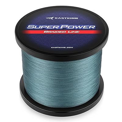KastKing SuperPower Braided Fishing Line - Abrasion Resistant Braided Lines – Incredible Superline – Zero Stretch – Smaller Diameter – A Must-Have!