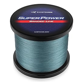 KastKing Superpower Braided Fishing Line, Gray, 10 LB, 150 Yds