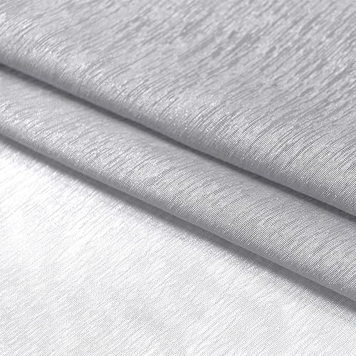 Miniatura 5 de KOUFALL - Cortinas translúcidas de imitación lino con ojales (2 paneles)