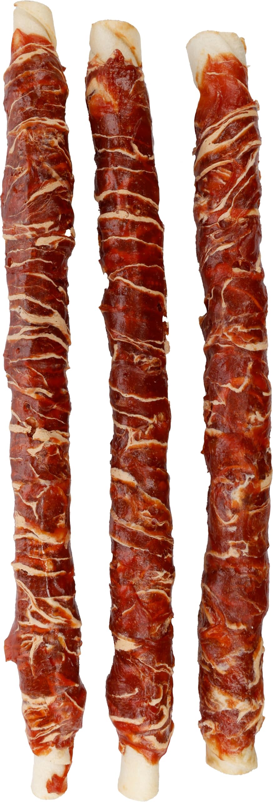 snack per cani - bastoncini per cani - R'Hide con anatra e merluzzo - 28 cm - 3 pezzi - 280 g - senza glutine - senza cereali - senza zuccheri aggiunti