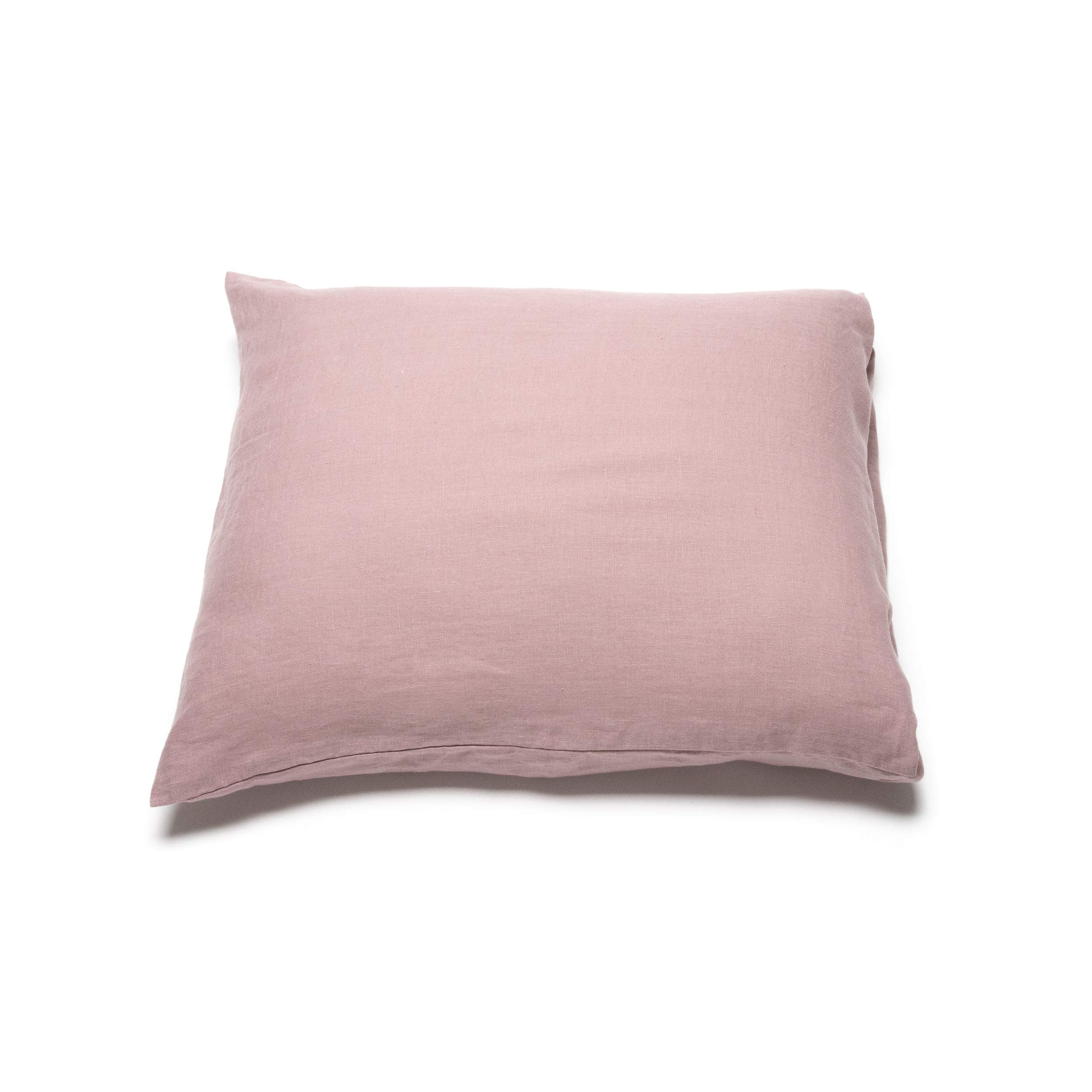 LinenMe Pillowcase 40 x 80 cm - Luxurious Pillowcase 100% Linen - Washed Bed Linen Hypoallergenic - Pillow Case - Dusty Rose