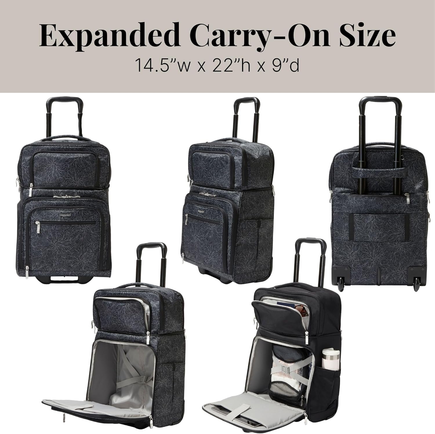 Baggallini Expandable Underseat Carry-On