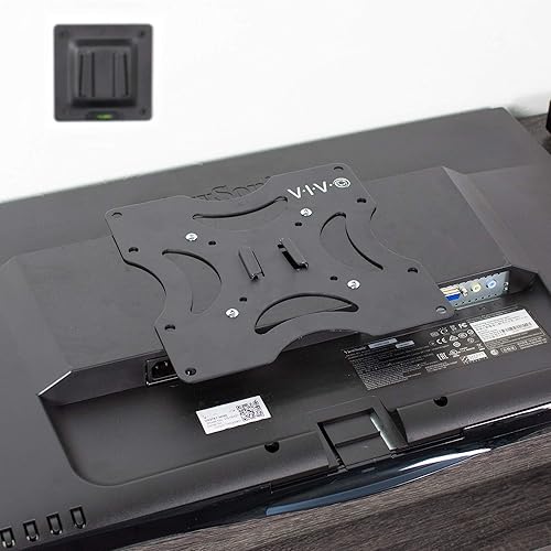 Miniatura 6 de VIVO Soporte básico de pared para TV de 23 a 37 pulgadas, VESA máximo de 7.874 x 7.874 in con placa de montaje extraíble, negro, MOUNT-VW2X2A