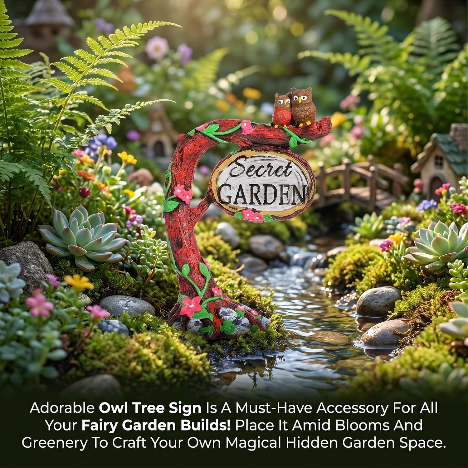 Fairy Garden Accessories Signpost Miniature Garden Figurines