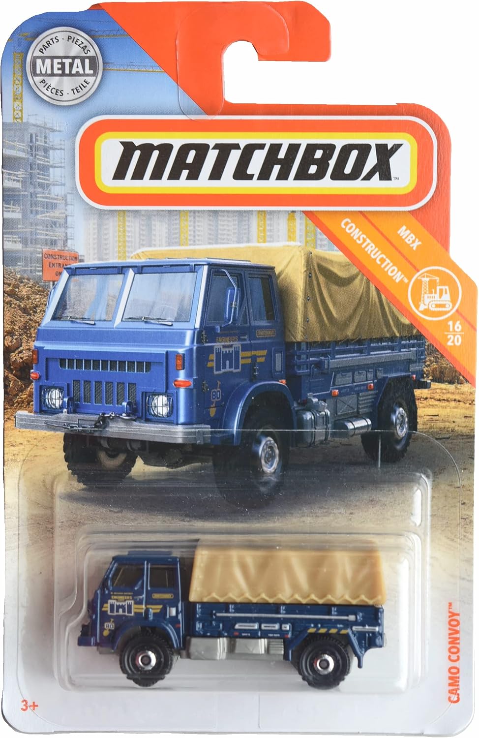 Amazon.com: Matchbox Camo Convoy, Construction 16/20 : Toys & Games