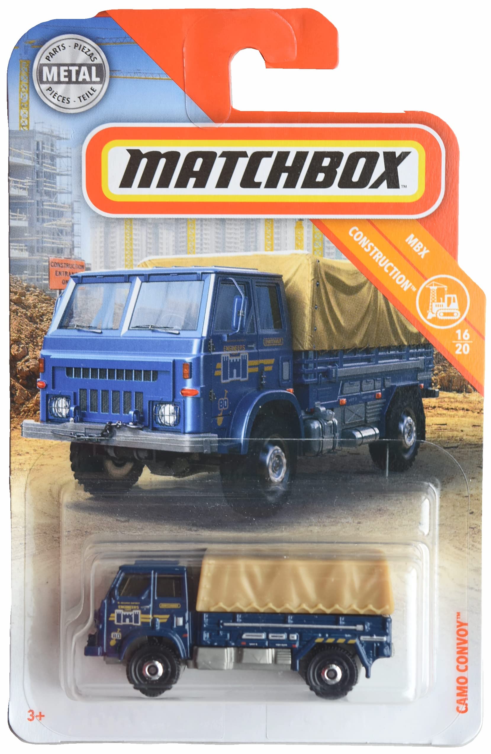 Matchbox 16台セット Amazon.com: Matchbox Camo Convoy, Construction 16/20 : Toys & Games