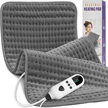 Large Electric Heating Pad for Back Period Cramps Relief and Shoulder Pain