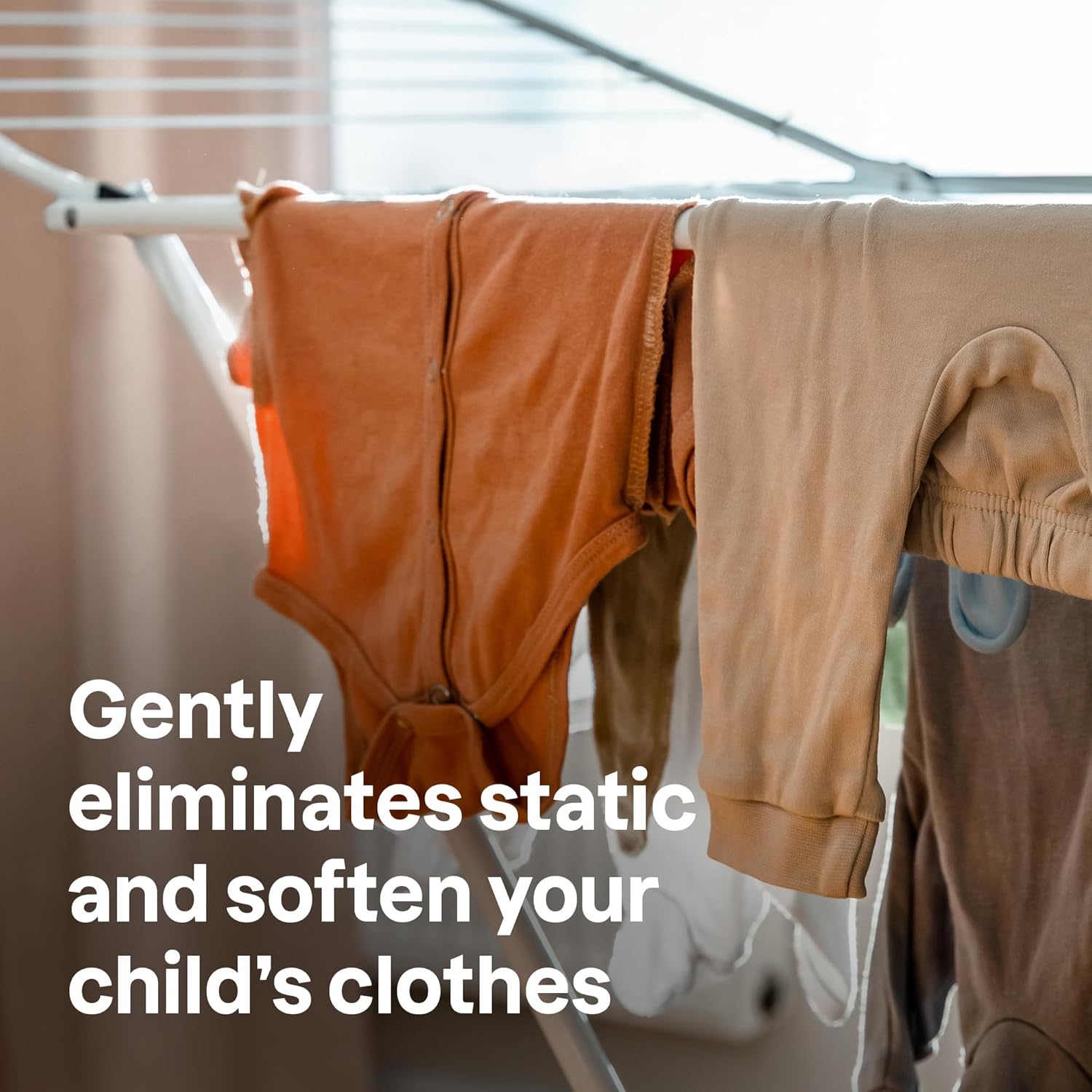 ATTITUDE Baby Laundry Fabric Softener Liquid, Vegan and Naturally Derived Detergent, Plant Based, HE Washing Machine Compatible, Bulk Refill, 80 Loads, Unscented, 67.6 Fl Oz