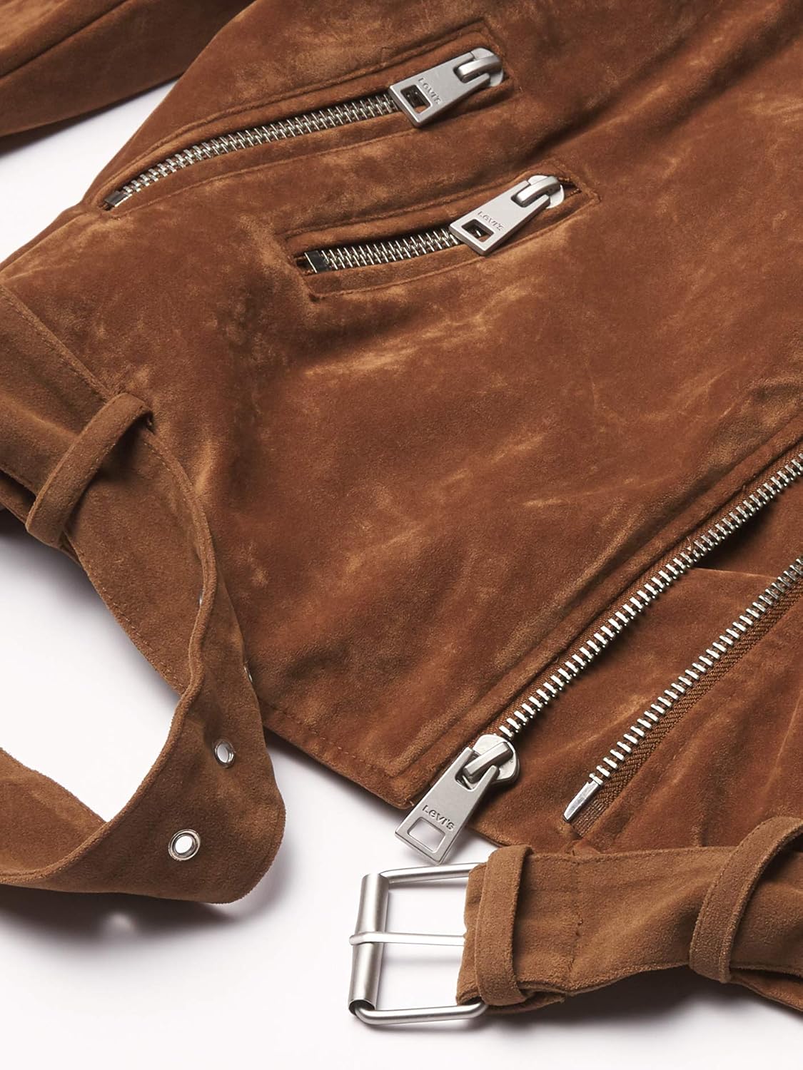 Levi's Women's Faux Leather Belted Motorcycle Jacket (Standard & Plus Sizes) - Image 3