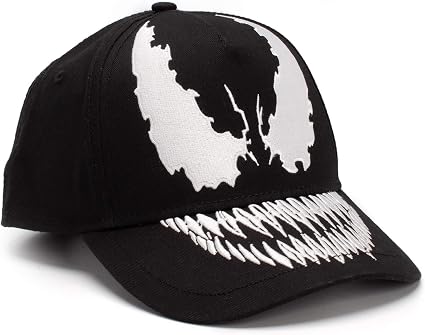 Marvel Venom Cap Mens Adults Black 