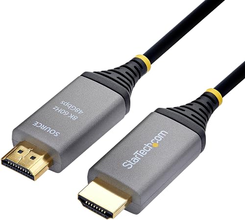 StarTech Câble Optique Actif Hybride (AOC) HDMI 2.1 de 30m, CMP Plenum, 8K 60Hz,