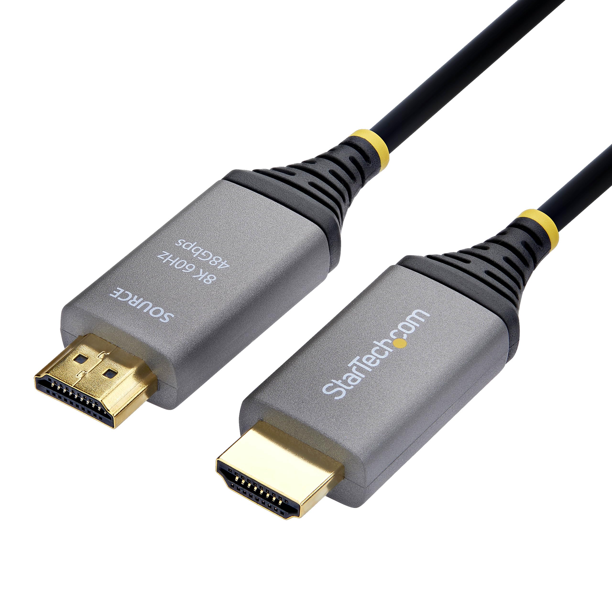 Cable HDMI 2.1 Óptico Activo 8K 60Hz de 10m con transmisión de 48Gbps 8