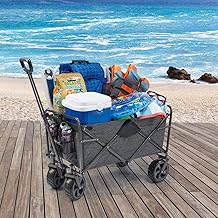 MacSports Mac Sports Mac Sports Carro de carga plegable extra largo para uso en el campo al aire libre