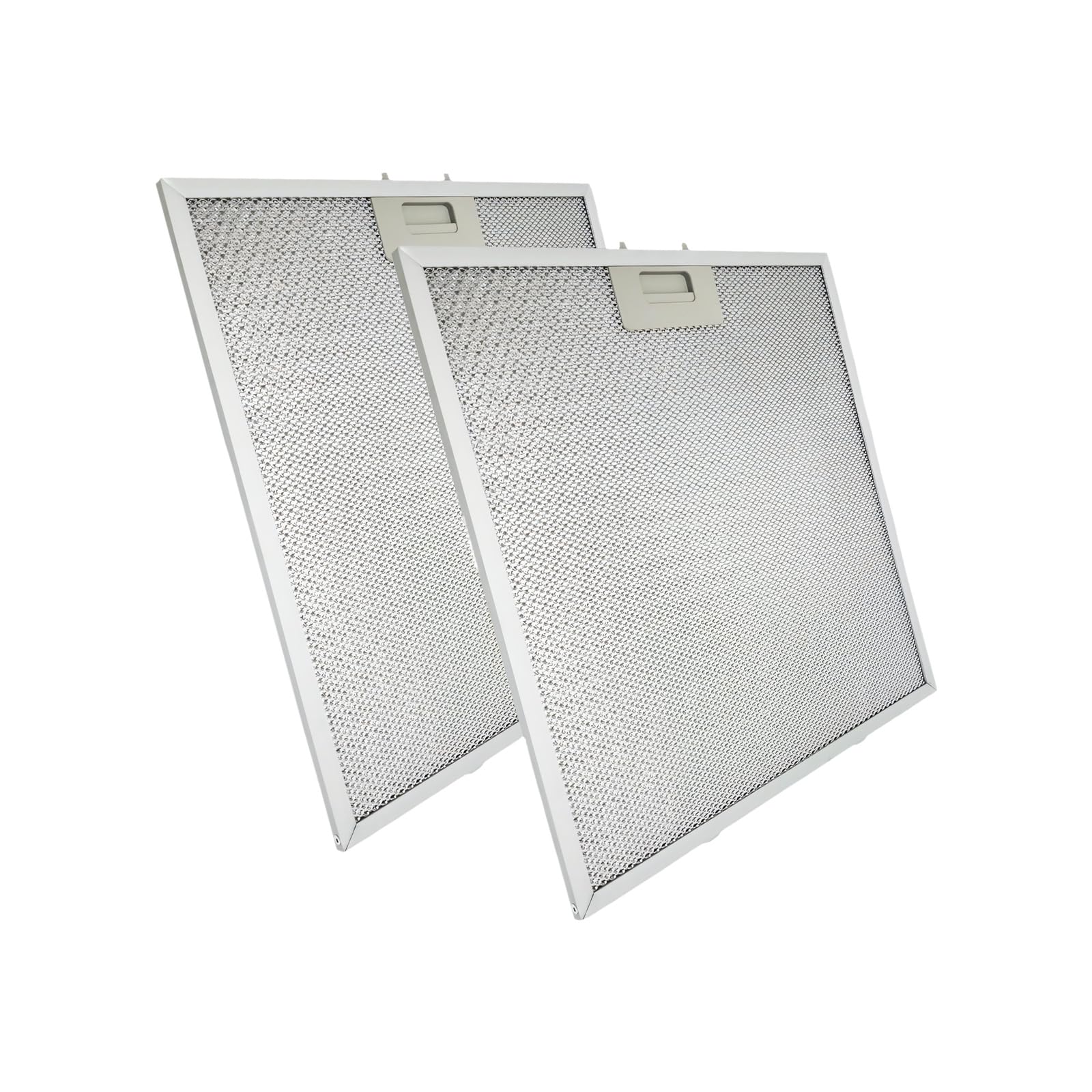 Tsophreniq Kitchen Exhaust Grease Filter Pack of 2 Heat Aluminum Alloy with Simple Detach Handle Dishwasher Safe Filter