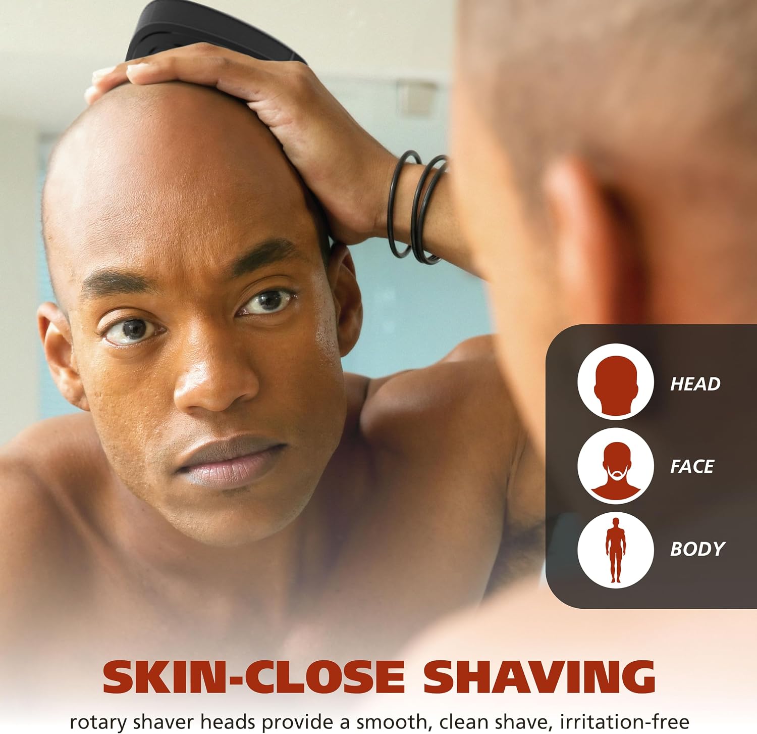 Wahl Baldscaper Replacement Shaving Head for Model 5326L, Wet/Dry | Genuine Replacement Shaving Head for the Wahl Baldscaper Head Shaver, Close Smooth Shave, Easy Change – Model 3031015