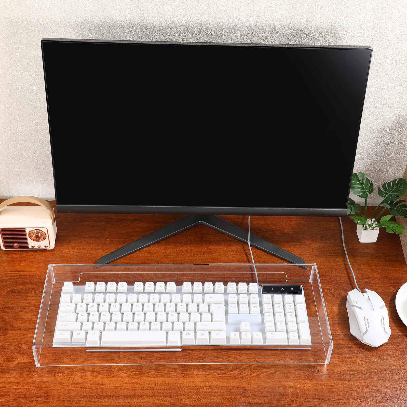 Transparente Acryl Tastaturhülle für Haushalt Schutz
