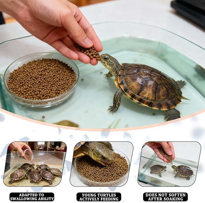 Alimento para Tortugas Bebé con Pescado y Kril 7 oz miniatura 5