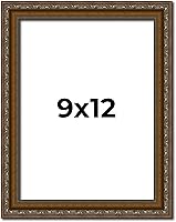 Vista 313 de Marco de fotos completo de madera dorada envejecida de 16 x 20 pulgadas con plexiglás acrílico UV, parte trasera de tablero de espuma y accesorios