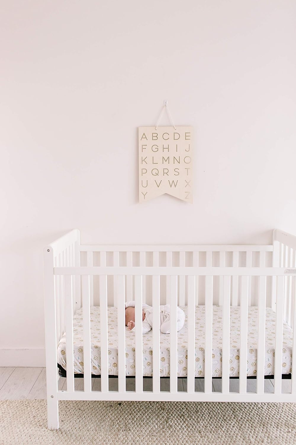 Copper Pearl Premium Knit Baby Crib Sheets for Boys and Girls Breathable and Soft, Fitted Crib Sheets for Standard Baby Mattresses, Chip