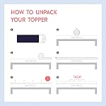 Best Price Mattress Twin 3 Inch Egg Crate Memory Foam Bed Topper with Lavender Cooling Mattress Pad