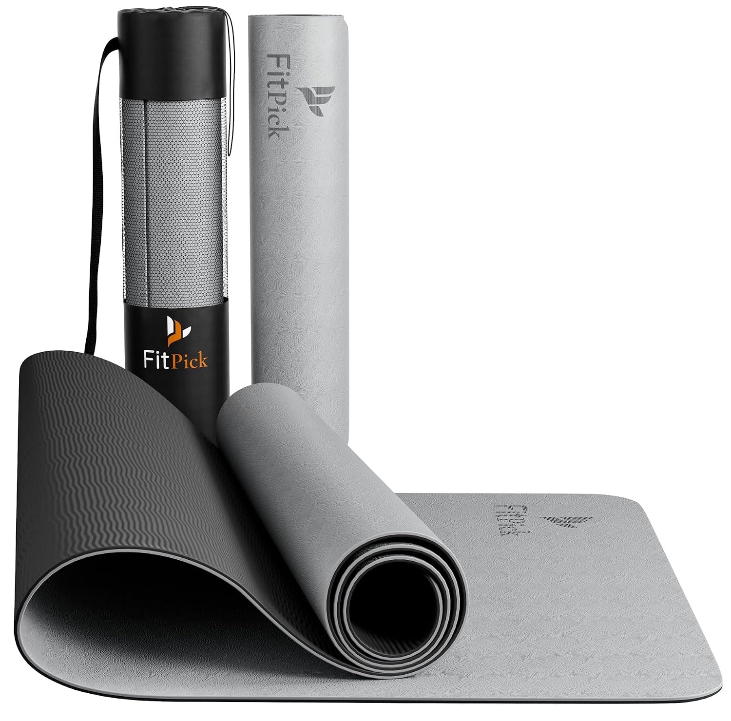 FIT PICK Pro Yoga Mat for Women & Men | High Density TPE Yoga Mat with 6mm Cushion | Non-Toxic, Sweat-Resistant & Double S... - Review, Price and Buying Guide