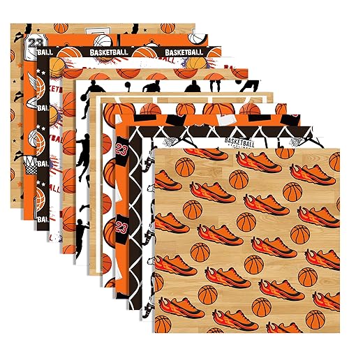 24 Sheets Basketball Scrapbook Paper 12'' x 12'' Basketball Dress