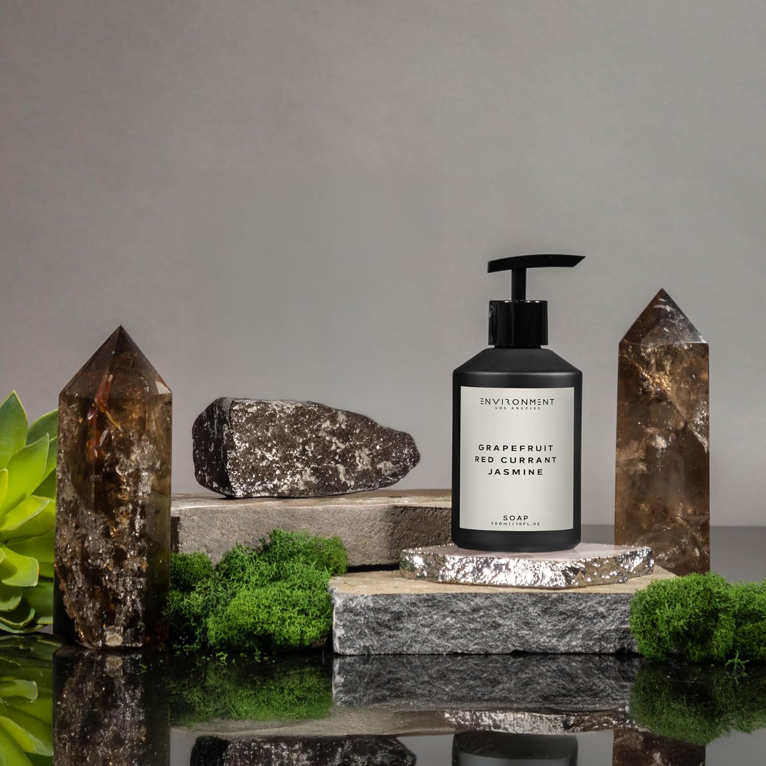 ENVIRONMENT Inspired by 5-Star Resort MRT Hand Soap, 300ml Luxury Liquid Hand Soap (Grapefruit | Red Currant | Jasmine) Home Essentials, Kitchen & Bathroom Soap, Hand Wash, Vegan & Cruelty-Free