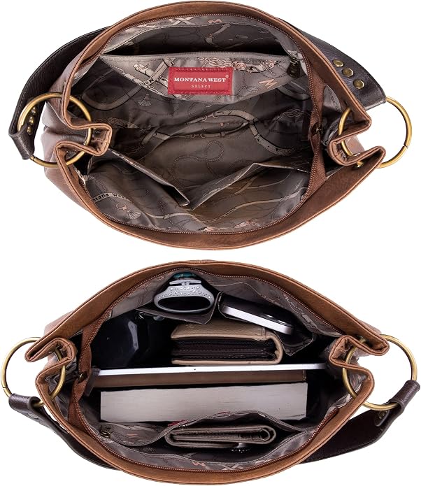 Bolso Hobo Montana West para Mujer con Bolsillo Trasero miniatura 8