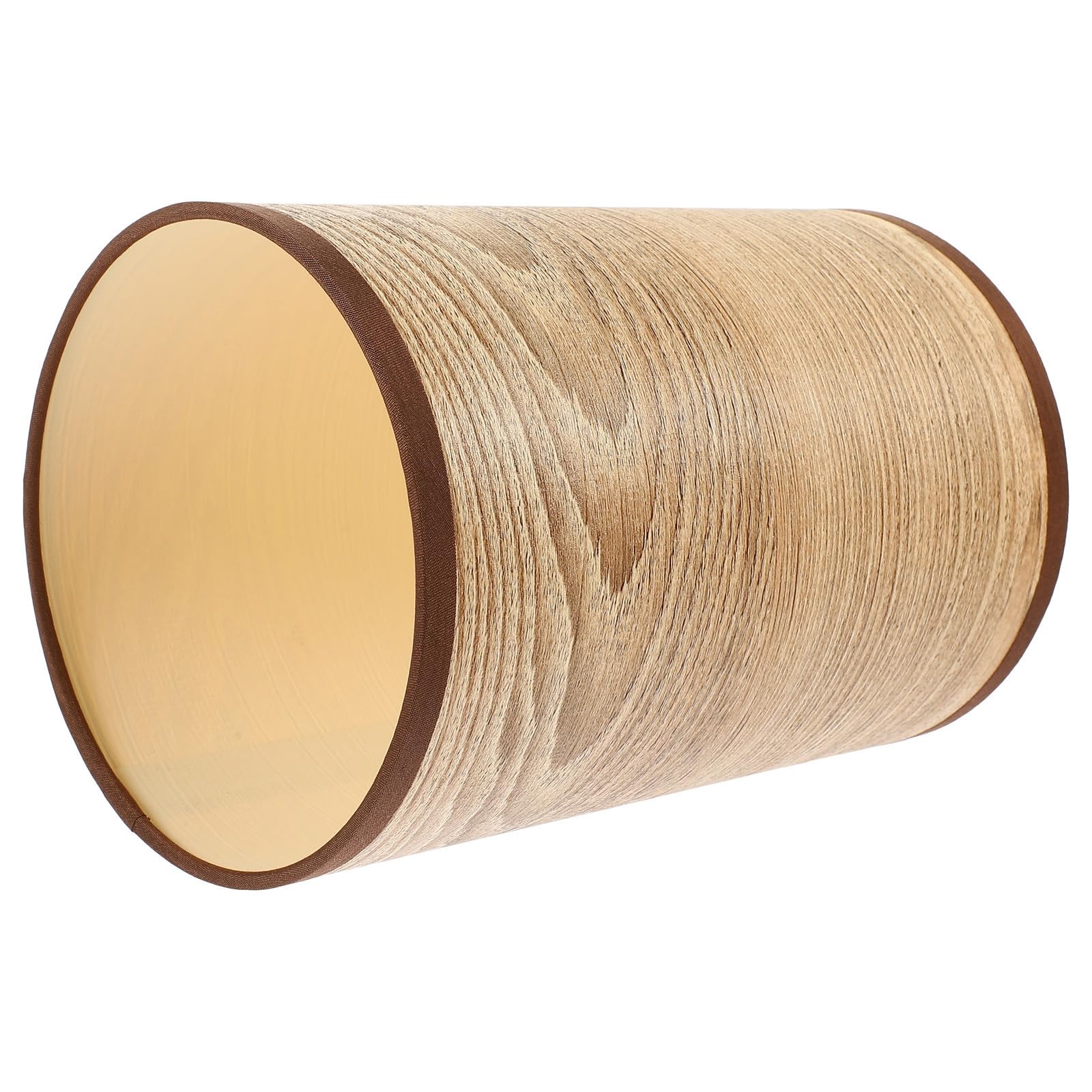 CRAFTHROU Chandelier Lamp Shades for Home with Wooden Grain Design, Smooth Surface and Stylish Appearance, Suitable for E27 and E14 Bulbs, Decorative Lampshade for Dorm and Home Use