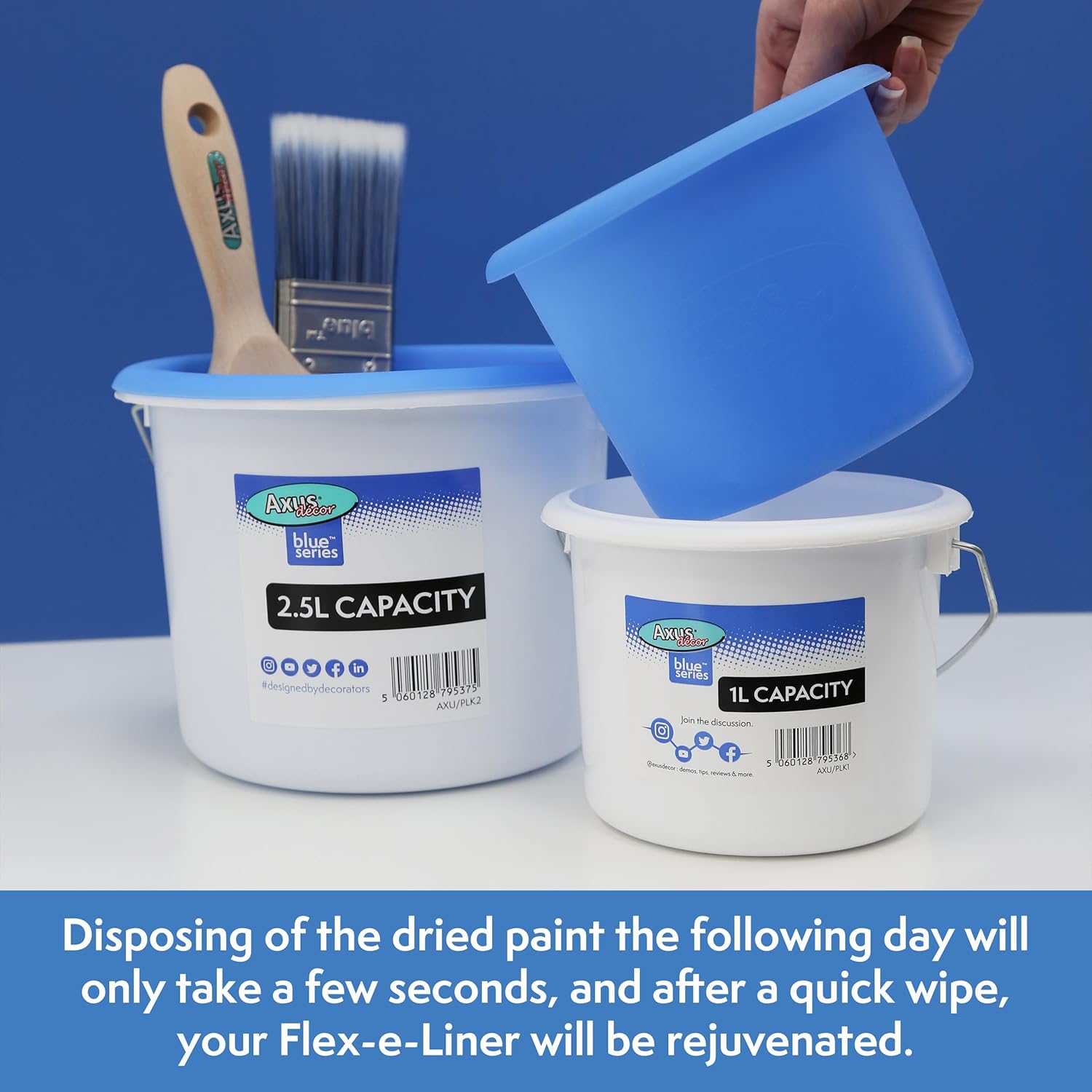 Axus Decor - 1-Litre Flex E-Liner - Paint Kettle Liner (AXU/FLK1)