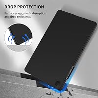 CACOE Samsung Galaxy Tab A11+ / A9+ 11" Tok Képernyővédővel, Állvánnyal és Auto Sleep/Wake Funkcióval, Fekete - black 5