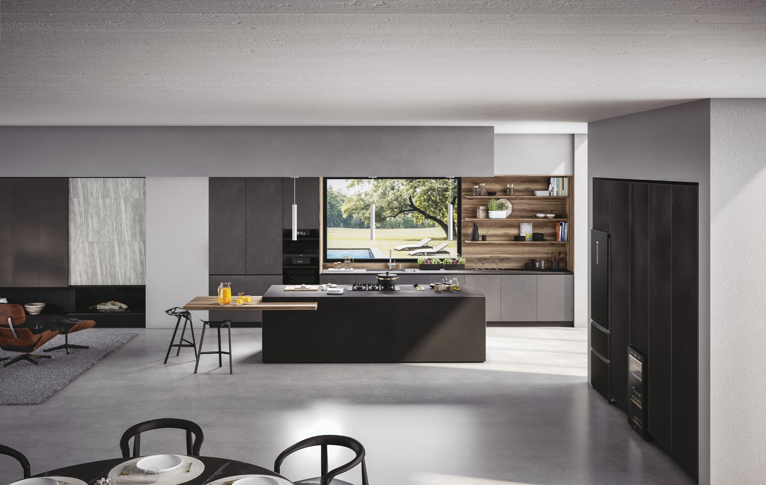Haier I-TOUCH SERIE 6 HWO45NB6T0B2/DE/Einbaumikrowelle mit Heißluft und Grill/Nische 45 cm/Touch-Bedienung mit TFT / 12 Programme/Mikrowelle 900 Watt/Grill 1.530 Watt/Volumen 34 l