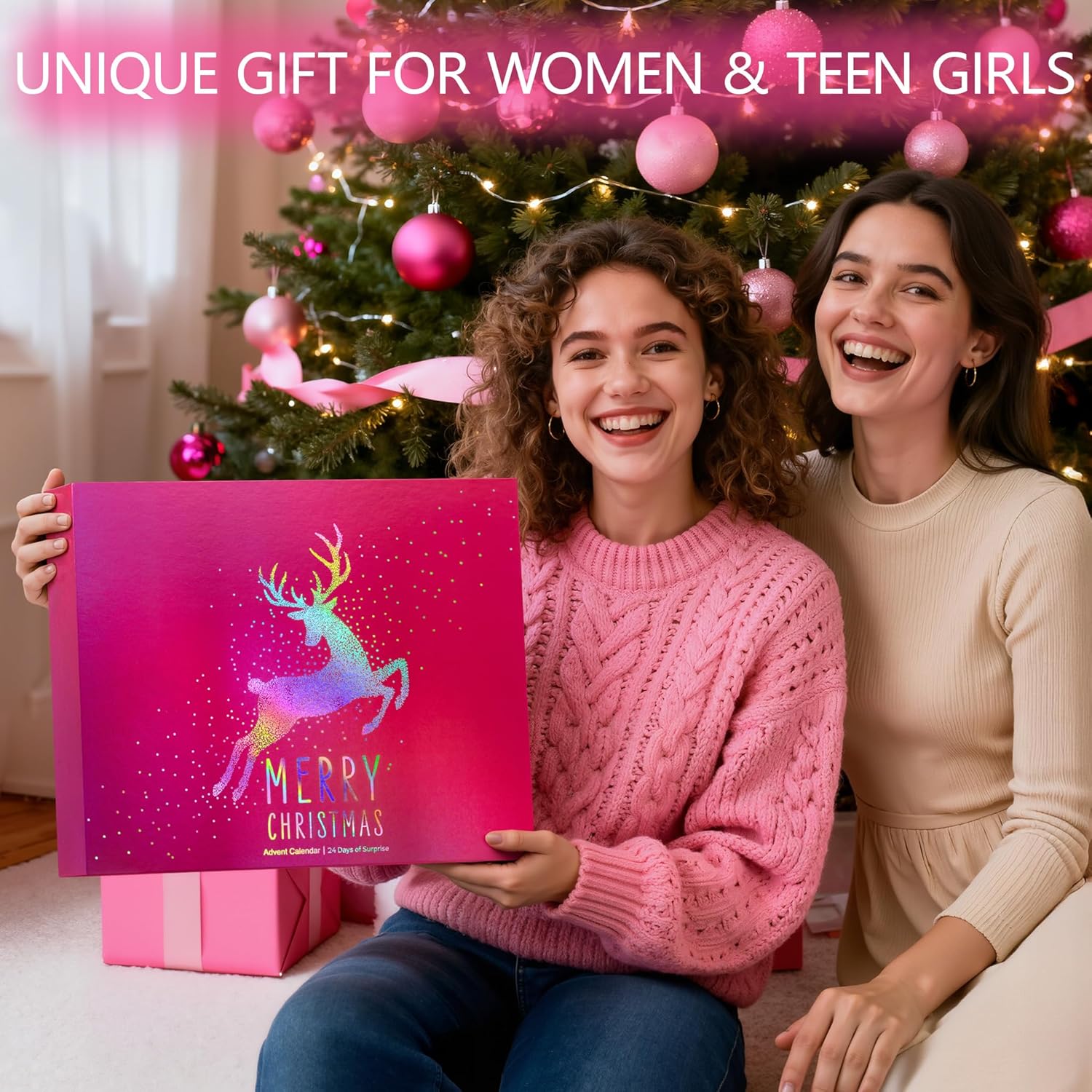 Makeup Advent Calendar 2025, 24 Days Advent Beauty Calendar for Adults Women Teen Girl Gifts Trendy Stuff Christmas Countdown Calendars Holiday Surprise Gift for Mom Wife Girlfriend Friends Her Sister - Image 5