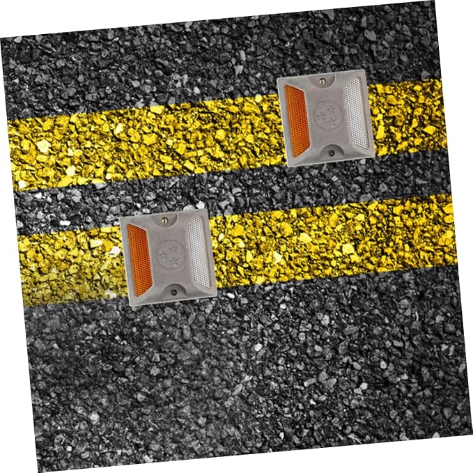 Ciieeo 3pcs Marcadores Reflectivos para Pavimento miniatura 6