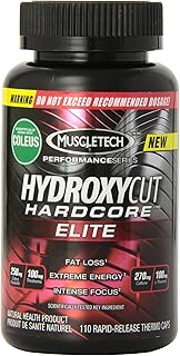 Weight Loss Pills for Women & Men, Hydroxycut Hardcore Elite, Weight Loss Supplement Pills, Energy Pills, Metabolism Booster for Weight Loss, Weightloss & Energy Supplements, 110 Pills(package varies)