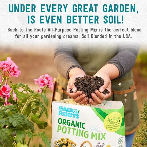Miniatura 34 de Back to the Roots Fibra de coco orgánica, tierra expandible de 51 cuartos de galón, ideal para semillas y macetas
