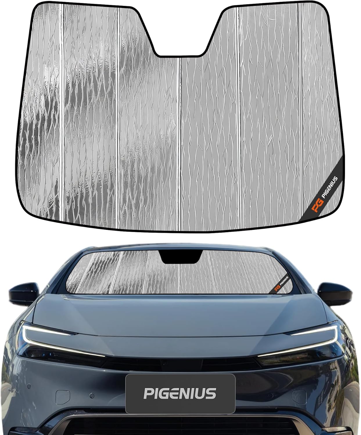 Windshield Sun Shade for Toyota Prius,Prius Prime,Prius Prius AWD-E 2023-2025,Durable Front Window Sun Shade Shield, Adaptable Summer Winter Sunshade