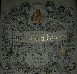 Enchanted Forest: An Inky Quest & Colouring Book: 1 : Basford, Johanna
