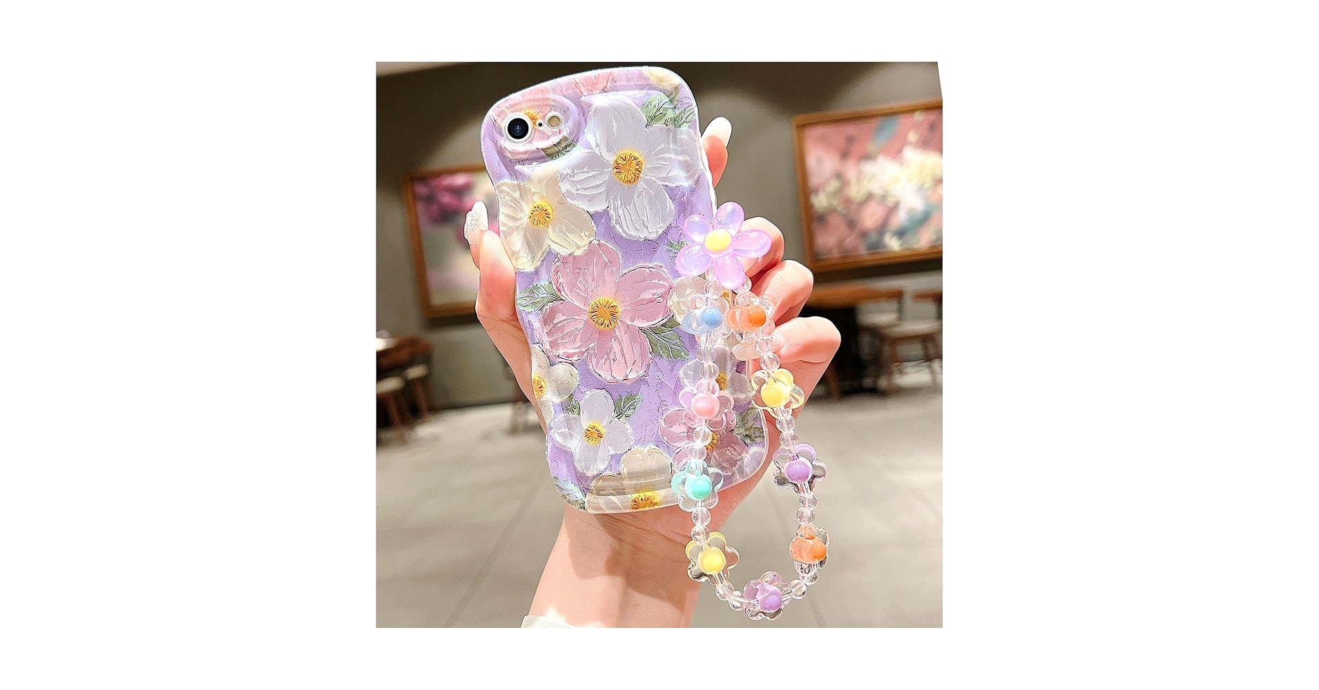 デコケース iPhone6 6s 花柄 Amazon.com: for iPhone 6 iPhone 6s Curly Wavy Case, Cute