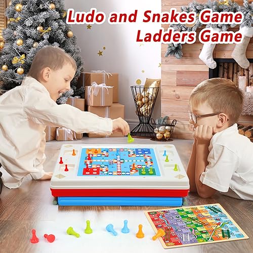 Miniatura 3 de Caballete de arte para niños, caballete de mesa plegable de doble cara con pizarra y pizarra blanca, accesorios de pintura incluidos, regalo