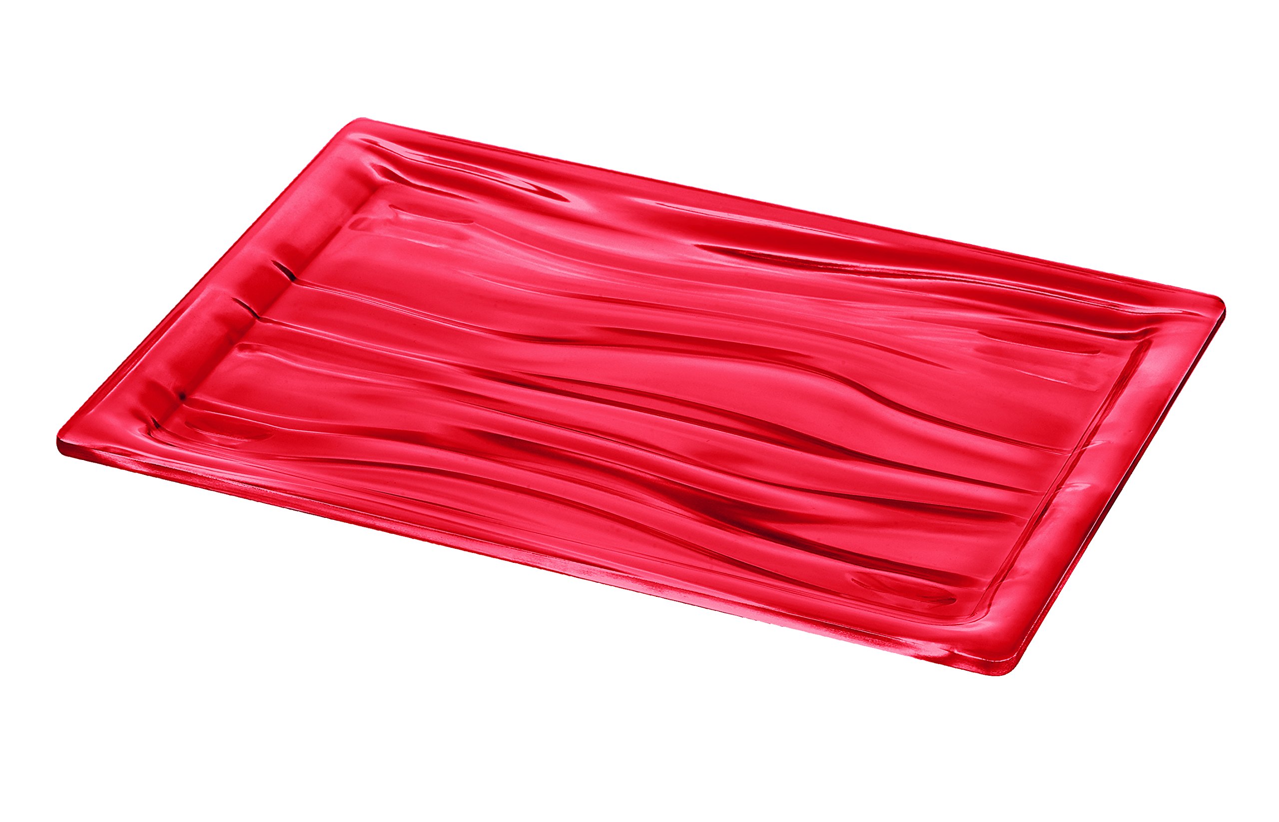 10 plateaux plastique transparente avec couvercle 4 coins