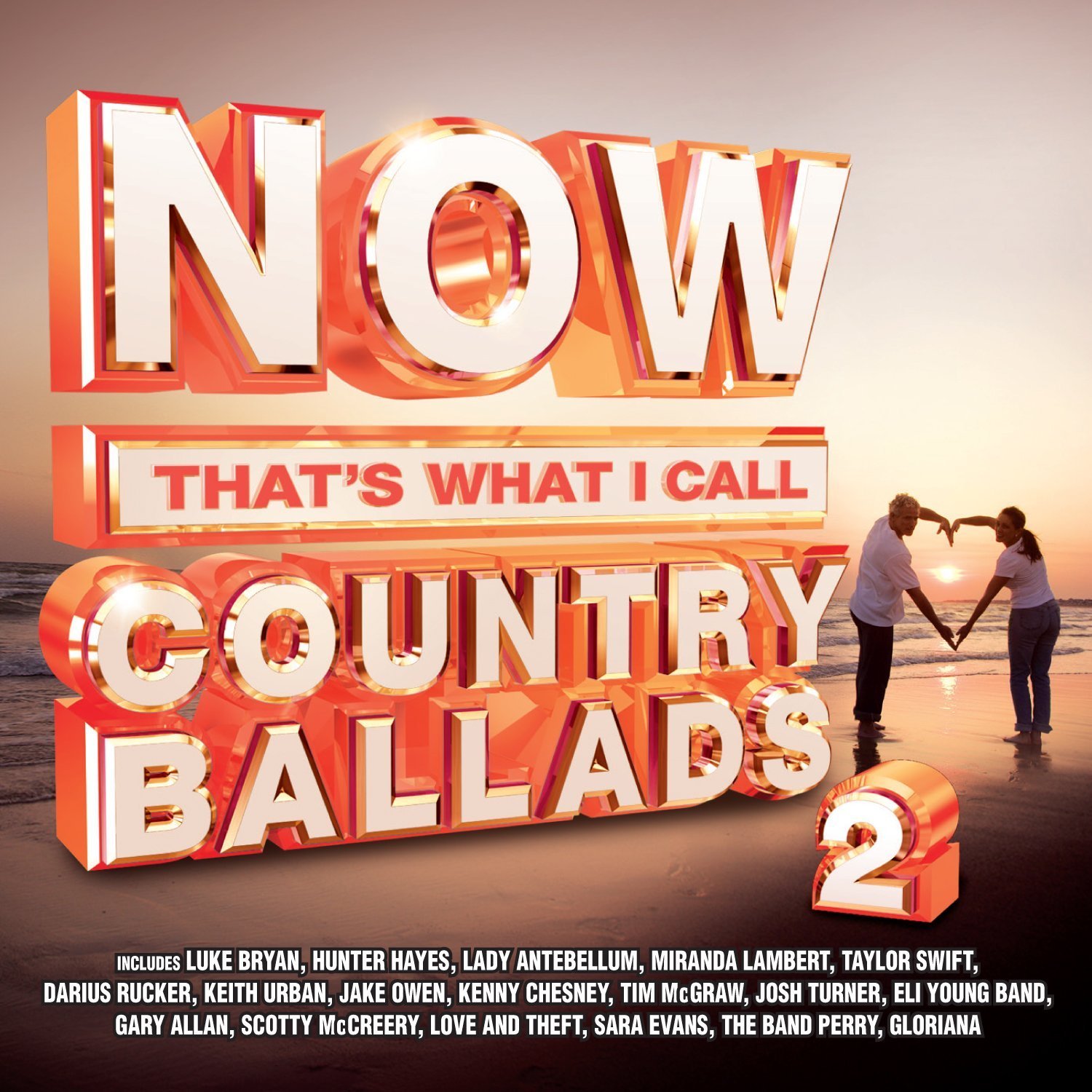 1. Luke Bryan - Drunk On You 2. Hunter Hayes - Wanted 3. Lady Antebellum - Just A Kiss 4. Miranda Lambert - Over You 5. Taylor Swift - Ours 6. Darius Rucker - True Believers 7. Keith Urban - Without You 8. Jake Owen - Don't Think I Can't Love You 9. Kenny Chesney - Come Over 10. Tim McGraw - Better Than I Used To Be 11. Josh Turner - Time Is Love 12. Eli Young Band - Even if It Breaks Your Heart 13. Gary Allan - Every Storm (Runs Out Of Rain) 14. Scotty McCreery - I Love You This Big 15. Love and Theft - If You Ever Get Lonely 16. Sara Evans - A Little Bit Stronger 17. The Band Perry - All Your Life 18. Gloriana - (Kissed You) Good Night