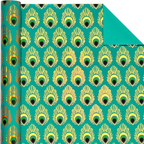 Miniatura 47 de WRAPAHOLIC Papel de regalo reversible a cuadros, mini rollo, 17 pulgadas x 33 pies, papel de regalo de Navidad a cuadros rojos y negros para 2-Rojo