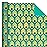 WRAPAHOLIC Reversible Peacock Christmas Wrapping Paper - Mini Roll - 17 Inch x 33 Feet - Green Peacock Feather Wrapping Paper with Metallic Foil Shine for Christmas, Birthday, Holiday