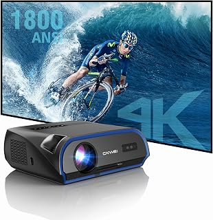High Bright Projector 1800 ANSI Lumens, HDR10+, 4K Support, WiFi6 & Bluetooth, Smart Android TV with Apps, HDMI/ USB, for Price In India