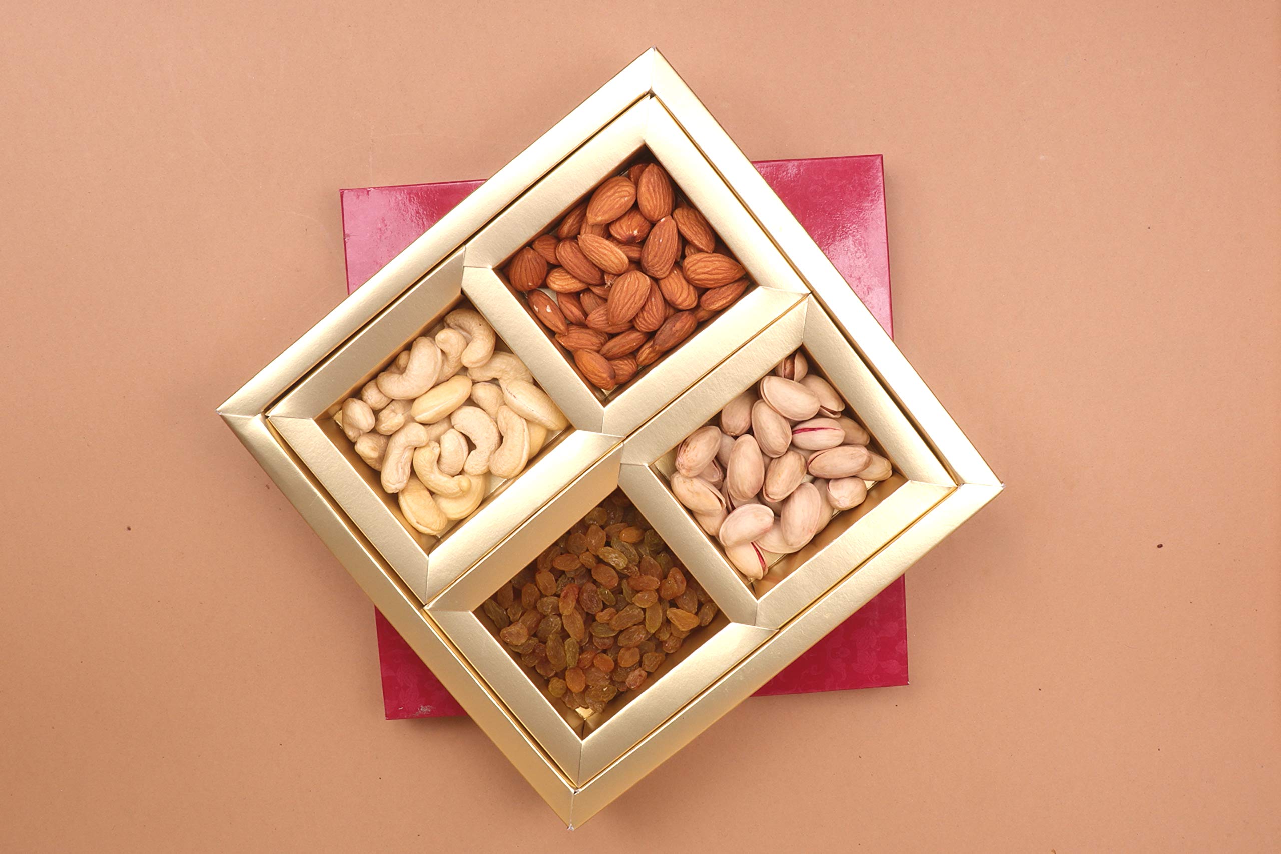 LEEVE DRY FRUITS Fresh Combo Fruit & Nuts Diwali Gift Fancy Box Hamper offer pack 200G Pc03 - Image 3 thumbnail