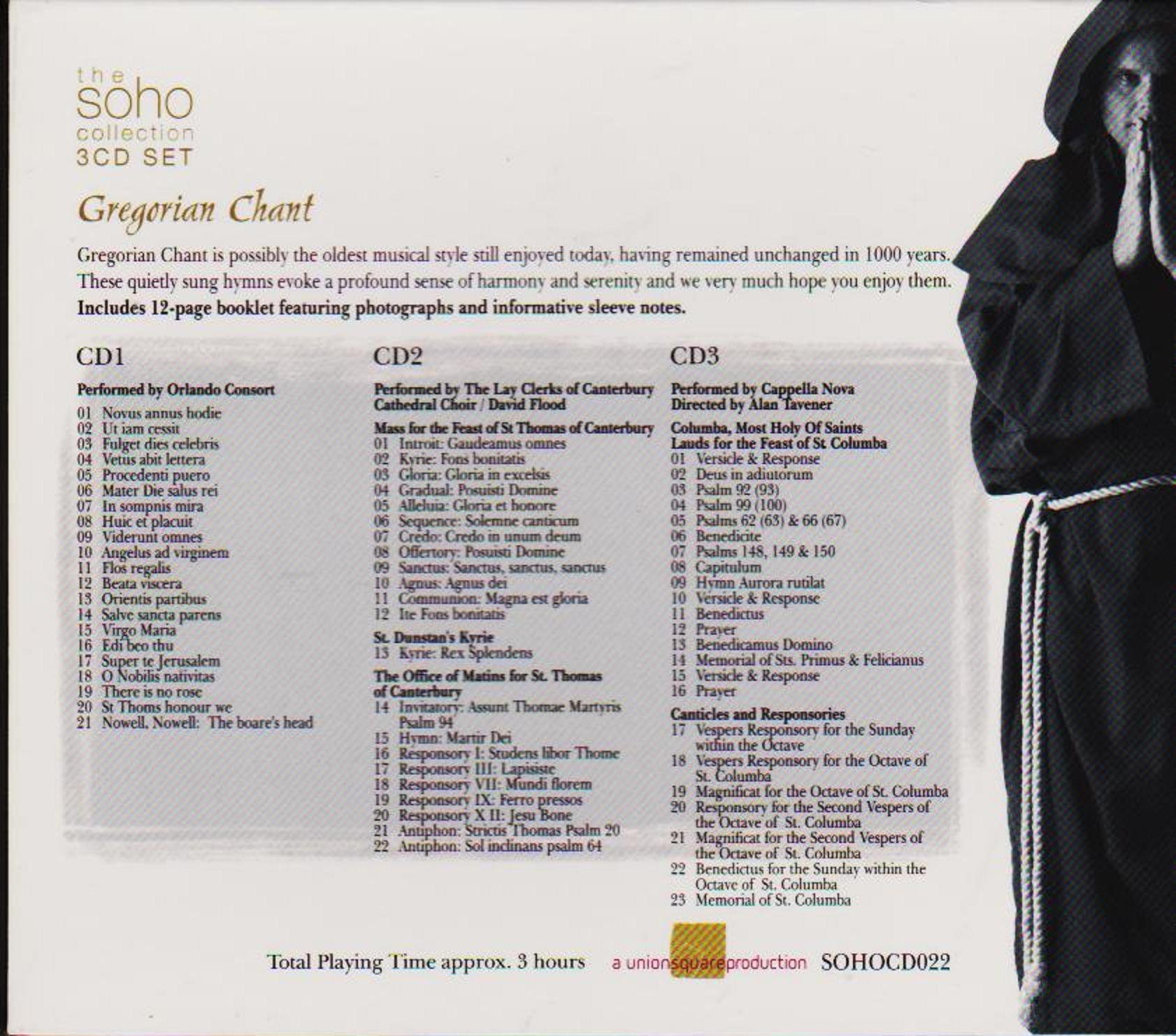 Coffret Gregorian Chant