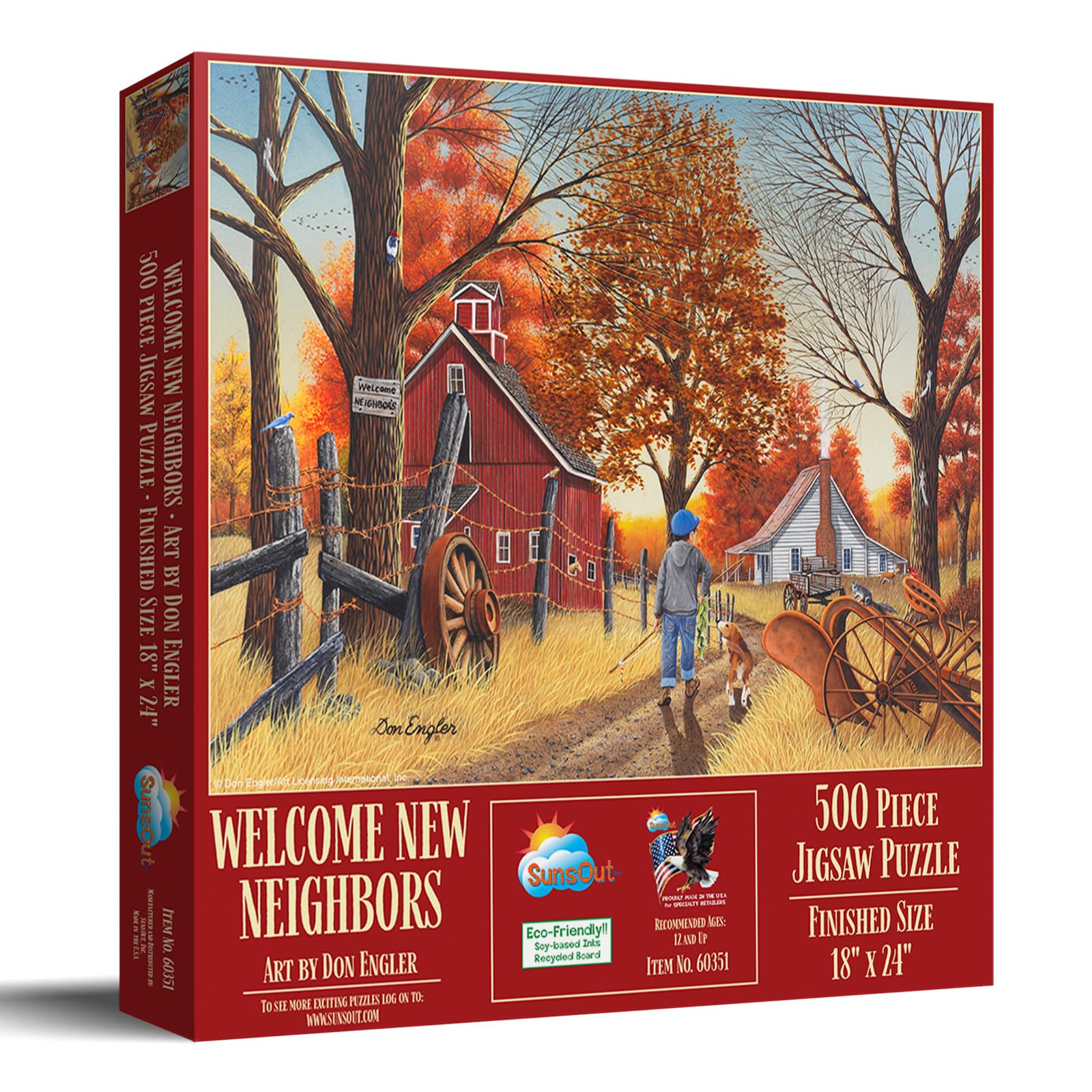 Family Welcome 500-Piece Jigsaw Puzzle By SUNSOUT INC - 18x24"