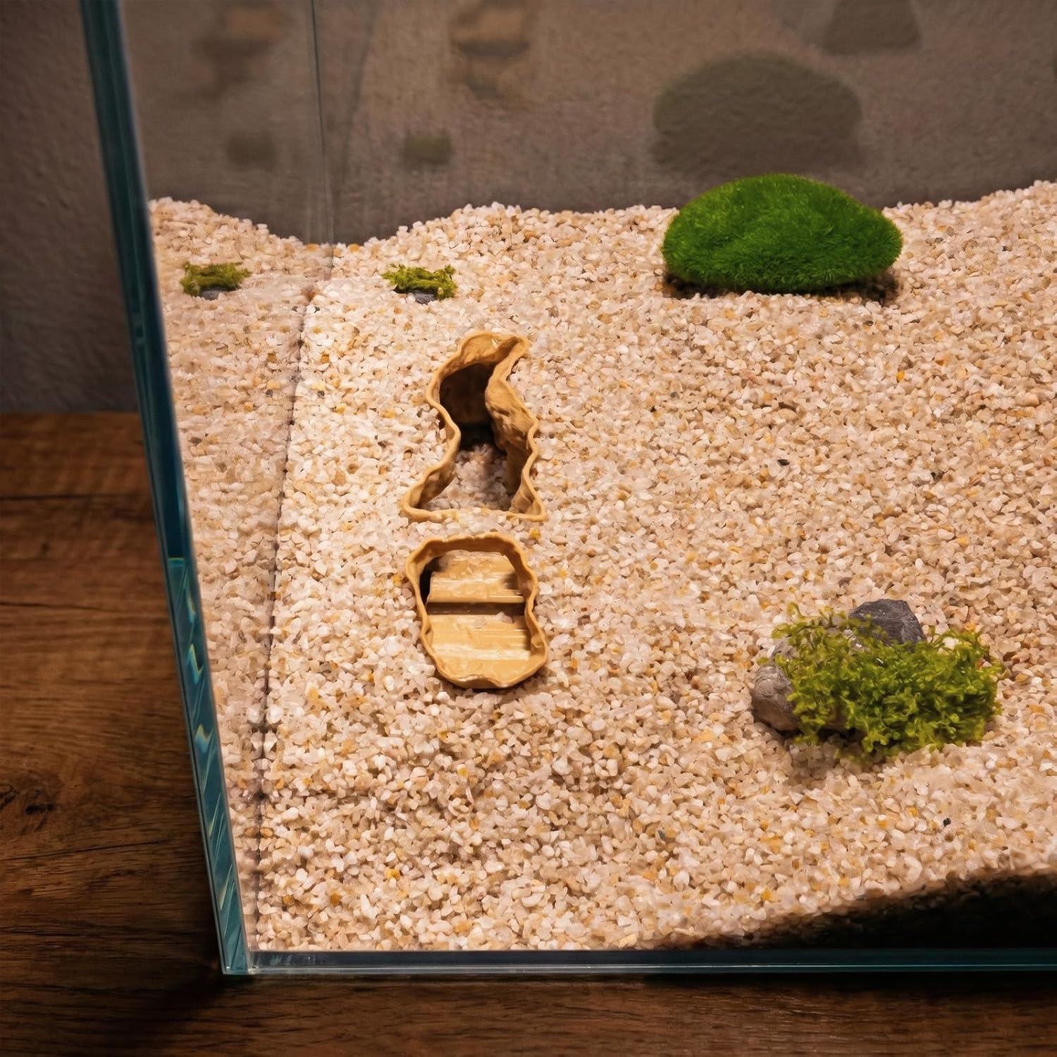 Roman Column Aquarium Cave, 3D Print Fish Hideout for Aquarium Fish Tank Decor, for Viewing Shrimp, Betta Fish, Corydora, Catfish, Pleco (White, L)
